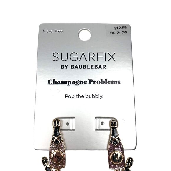 Sugarfix by Baublebar Earrings Champagne Problems Drop Dangle Statement Earrings - Picture 2 of 5